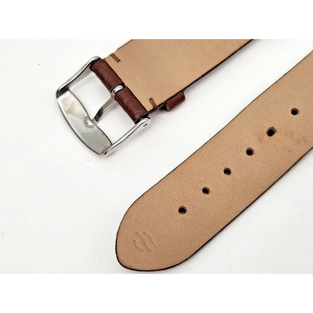 Authentic Phillip Stein Brown Learher Watch Band 18 mm
